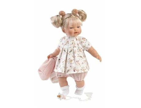 Muñeca bebé Llorens Joelle Rosa Elefante 38 cm – Mundo das Crianças