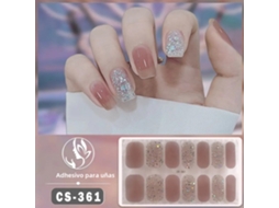 Adesivos de Gel para Unhas Semi curados, Incluindo 14 Peças Autoadesivas. MDUG
