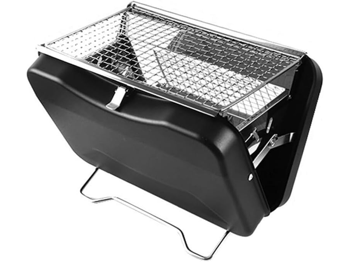 Churrasqueira De Mesa A Carvão Poele Box Para Camping, Piquenique E Uso Externo, Tamanho Grande. Gokoco