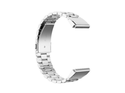Lurelia Pulseira De Relógio Silver Steel Inoxidável, Compatível Com Garmin Fenix 5, Acabamento Moderno