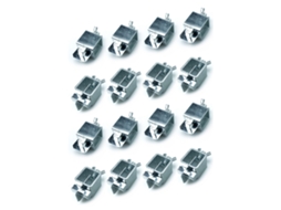16 Peças De Abraçadeira De Solda Iron Welding Butterflies Clamp Alinhador Para Chapa Uso Doméstico Industrial