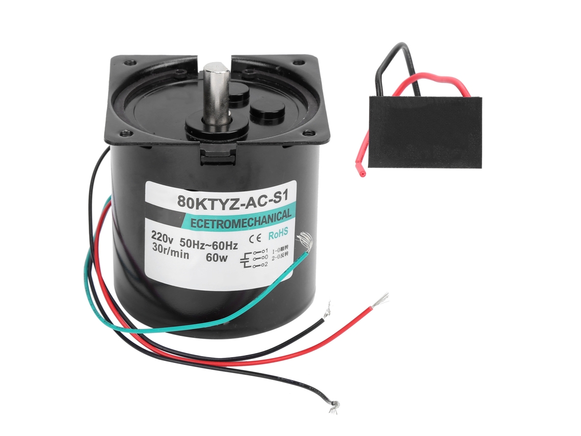 Motor Síncrono de CA com Imã Permanente 60W 30rpm/min AC220V