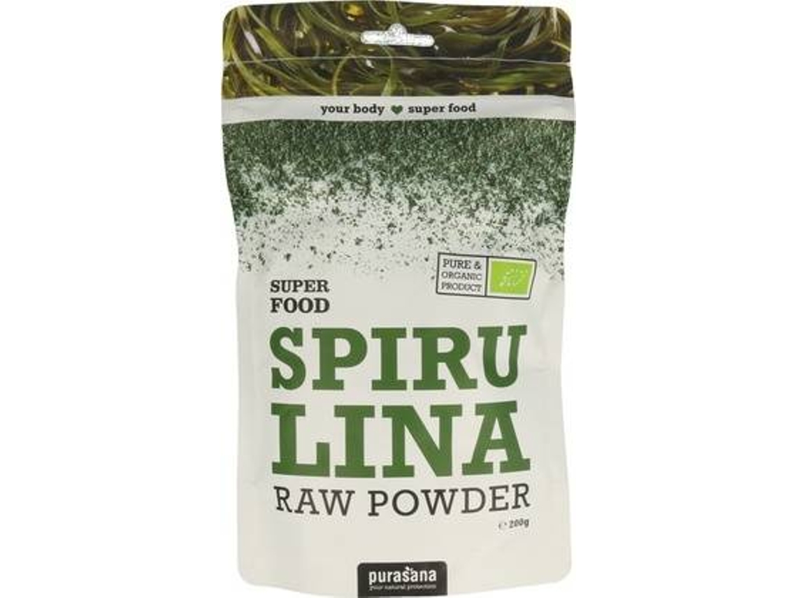 Chá PURASANA Pó De Spirulina (200 g de pó)