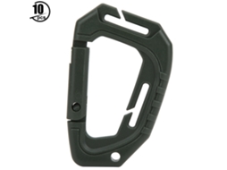 Gancho D Anel Plástico para Escalada Outdoor 10pcs