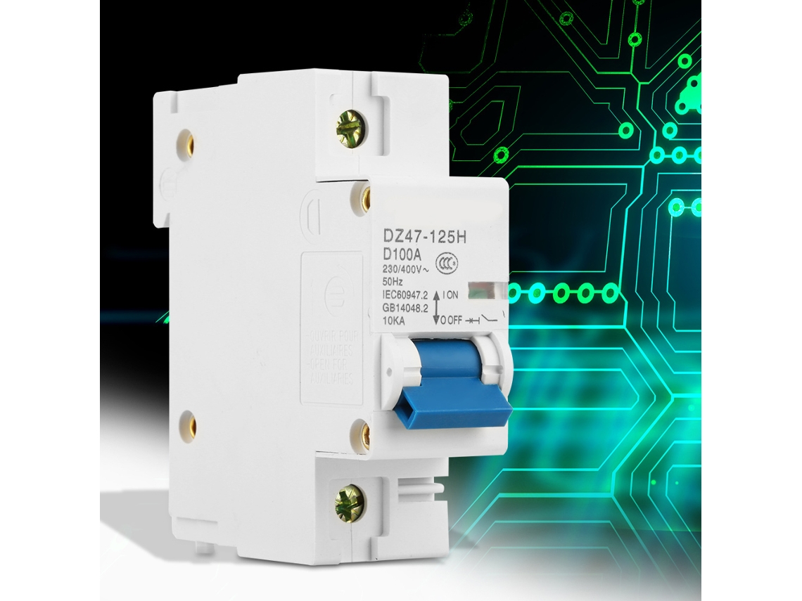 Laxiscreed Disjuntor 1p 100a 220v Para Sistemas De Distribuição De Iluminação E Energia