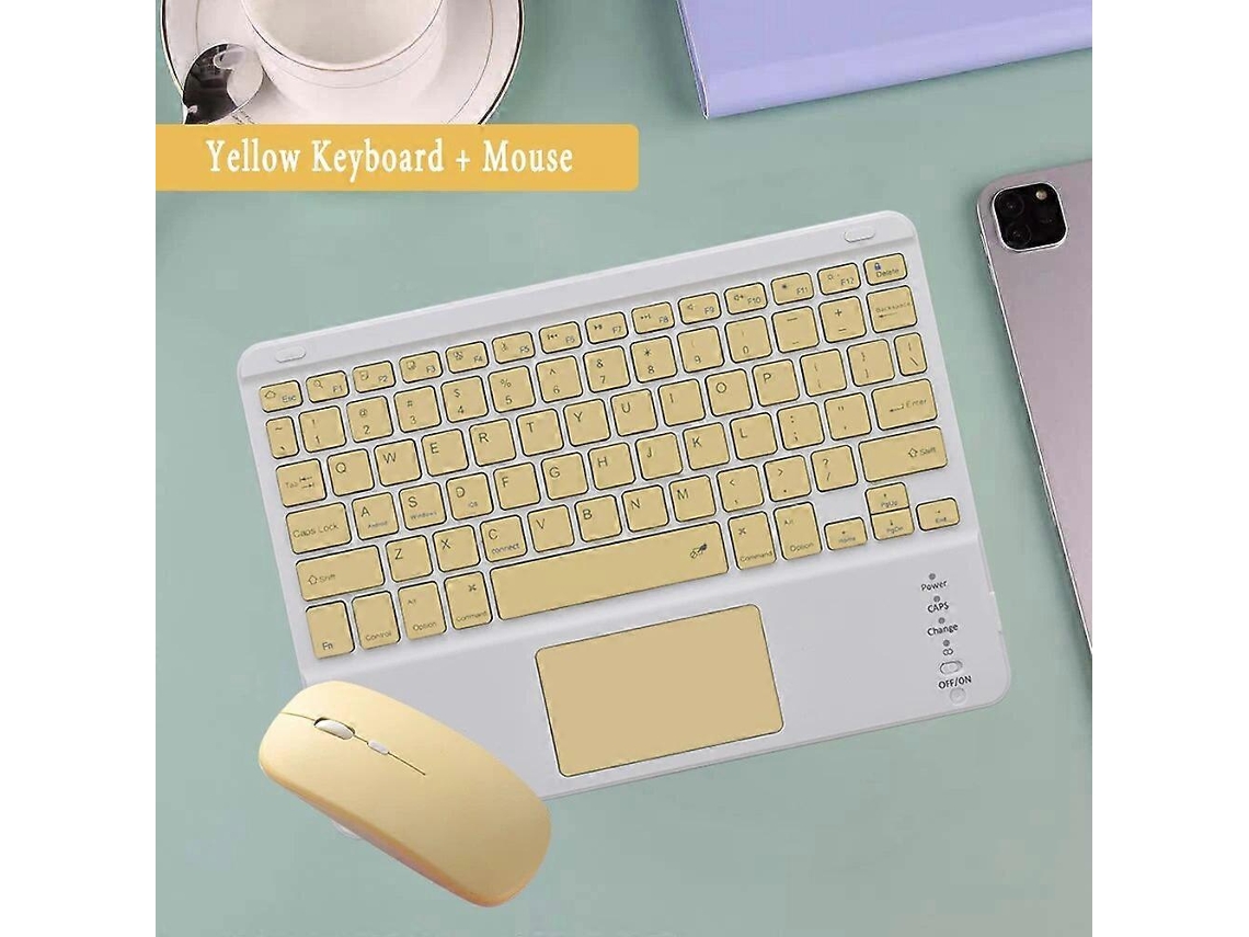 Teclado Bluetooth Compatível Com Russo, Árabe, Coreano, Espanhol, Para Android, Samsung, Windows, Apple, Mac, Ipad. Everley891