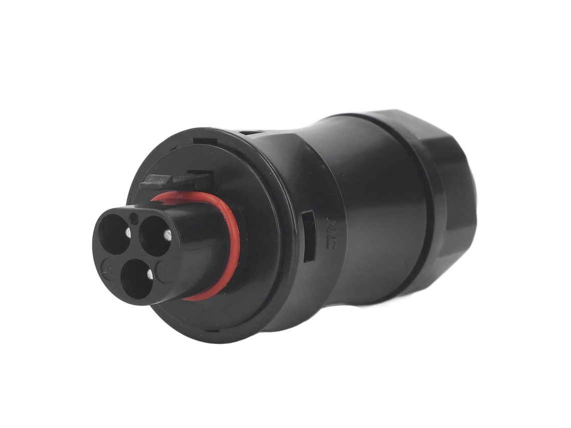 Laxiscreed Conector Macho À Prova De Água Com 3 Pinos Para Micro-inversores, Compatível Com Hoymiles E Deye