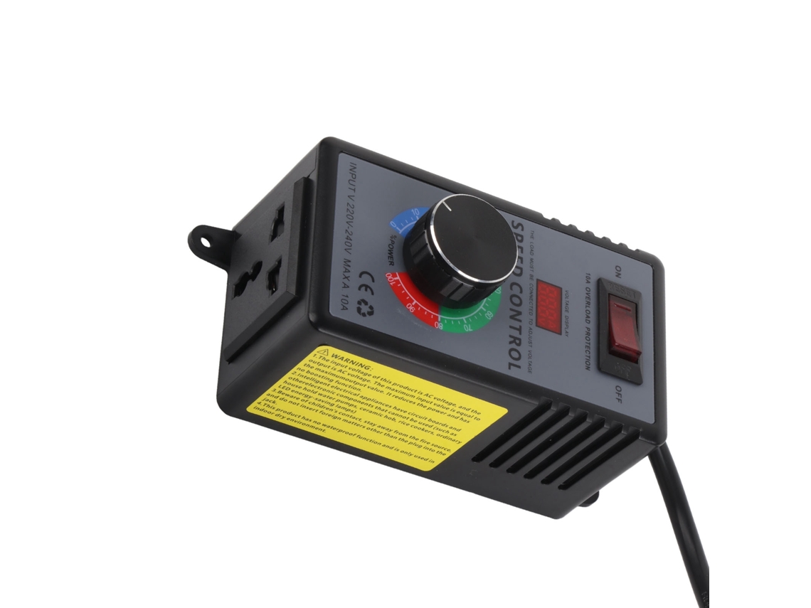 Controlador De Velocidade Para Motor Laxiscreed Com Proteção Contra Sobrecarga E Ajuste De Velocidade Do Ventilador