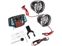 Guidon Audio Amplificateur Lecteur Mp3 Para Moto, Haut-parleur Audio, Porte-carte Mémoire