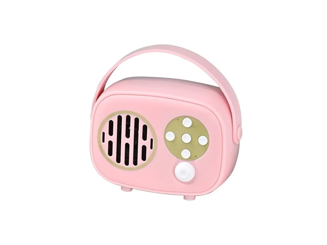 Alto Falante Bluetooth Bonito, Alto Falantes Bluetooth Portáteis Rosa Com Som Hifi, Bateria Embutida De 400mah, Alto Falantes Externos Sem F Yizhood