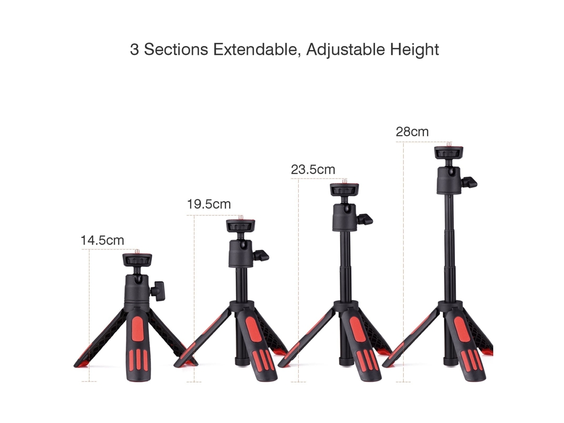2026 trípode Mini para Iphone e Câmera Dslr Suporte Portátil para Fotografia e Vídeo