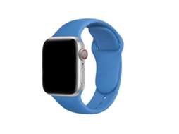 Bracelete Pulseira Silicone Suave para Apple Watch Series 4 40Mm Azul