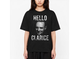 Rockinstone Silence Of The Lambs Movie Hello Clarice Black Adult T-shirt Size:s