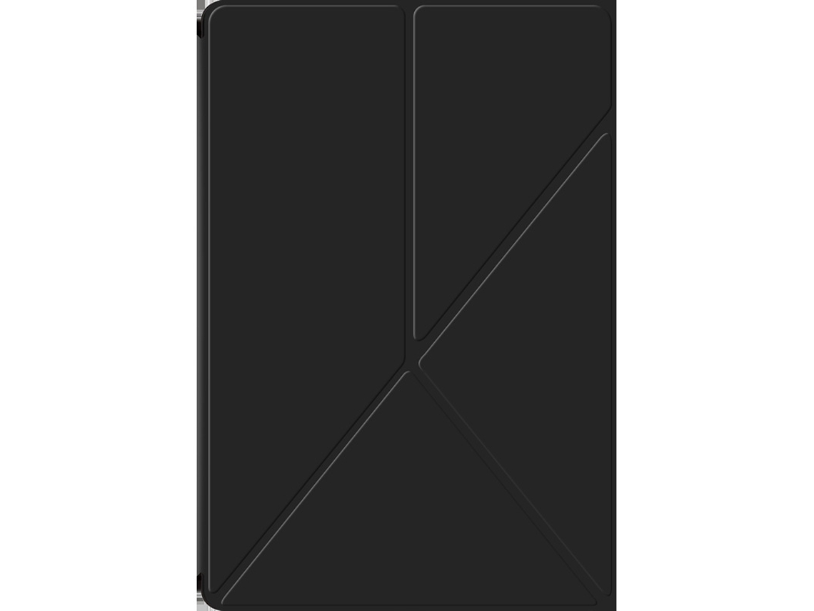 Capa Protetora De Couro Deformável Para Tablet Com Compartimento Magnético Para Caneta. Preta Samsung Tab S8 12,4 Polegadas. Yunzii