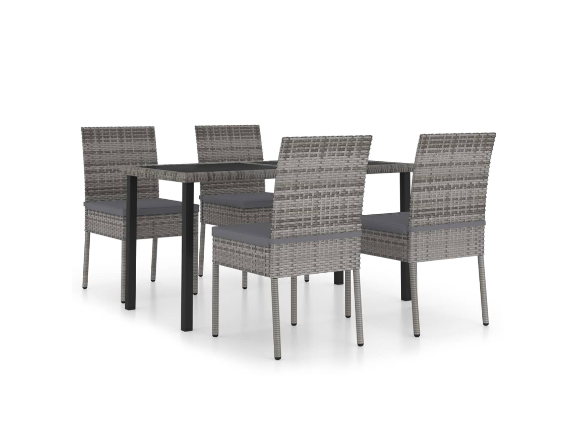 Dining Set, Dining Sets Vidaxl Cinzeto Rattan / Vime (n/a)