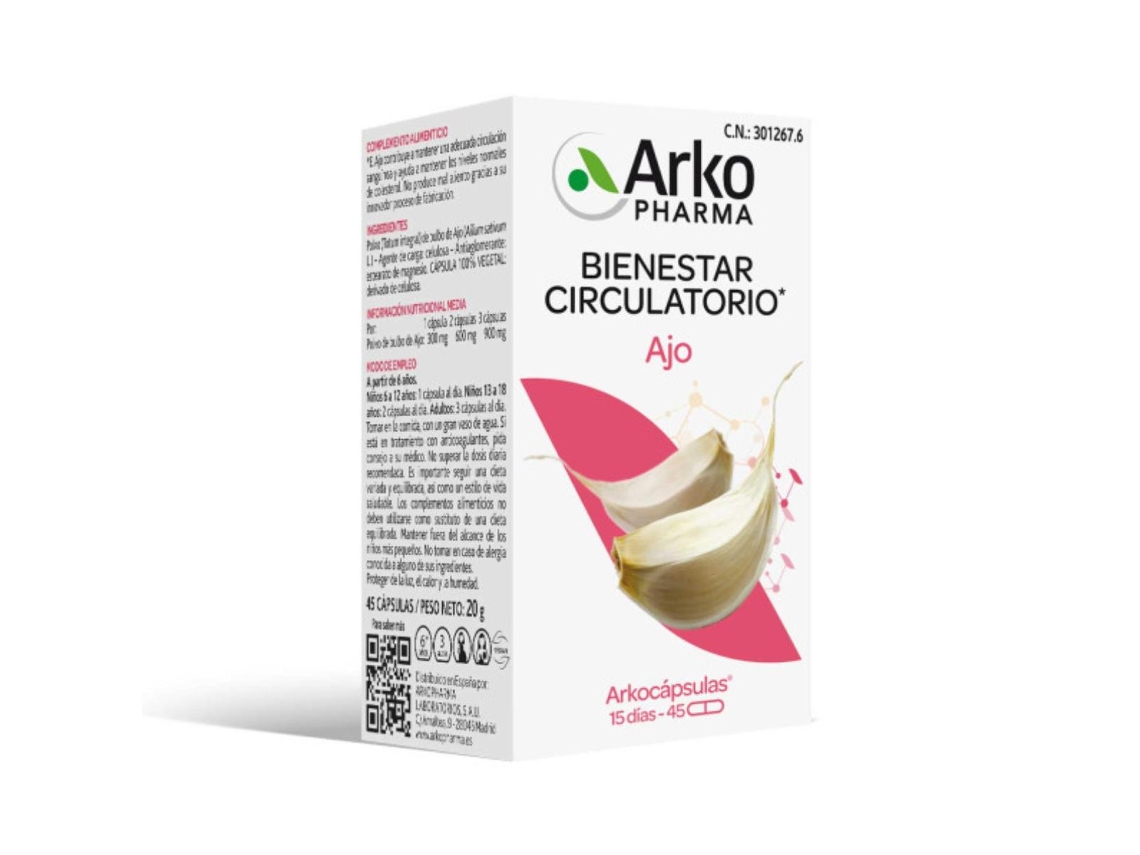 Alho 84 Arkocápsulas BIO ARKOPHARMA