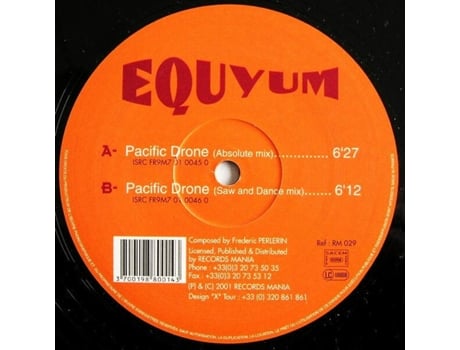Vinil Pacific Drone Records Mania