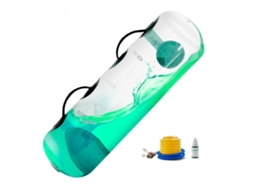 Aquabag De Treino Ajustável 22,68kg Em Pvc Resistente Para Exercícios De Força E Equilíbrio Tekmaquinas