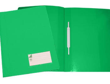 Classificador A4 com Ferragem com capa Opaca Verde Pack 10 Unidades