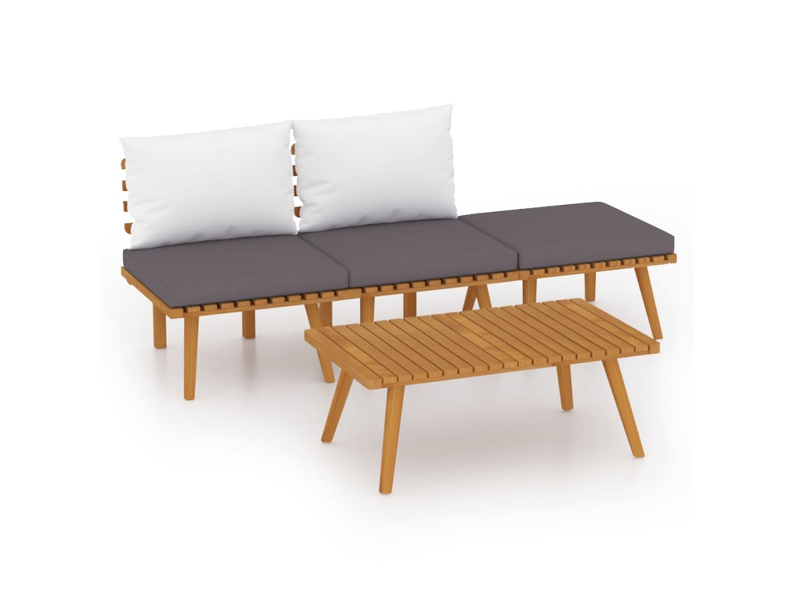 Garden Lounge Set, Garden Lounge Sets Vidaxl Marrom Madeira De Acácia (n/a)