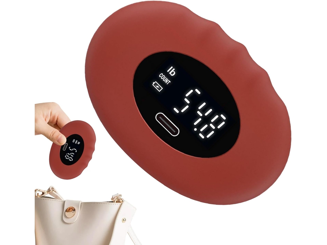 Medidor De Força Preensão Manual Testador 180kg Com Visor Led