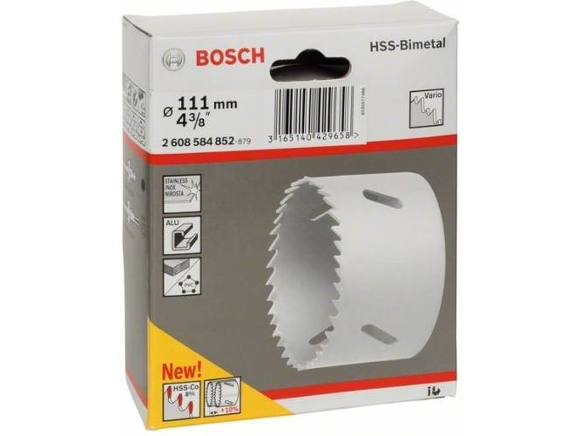 Serras Craneanas BOSCH em Bimetal Hss para Adaptador Steard 111 mm - 4 3-8''