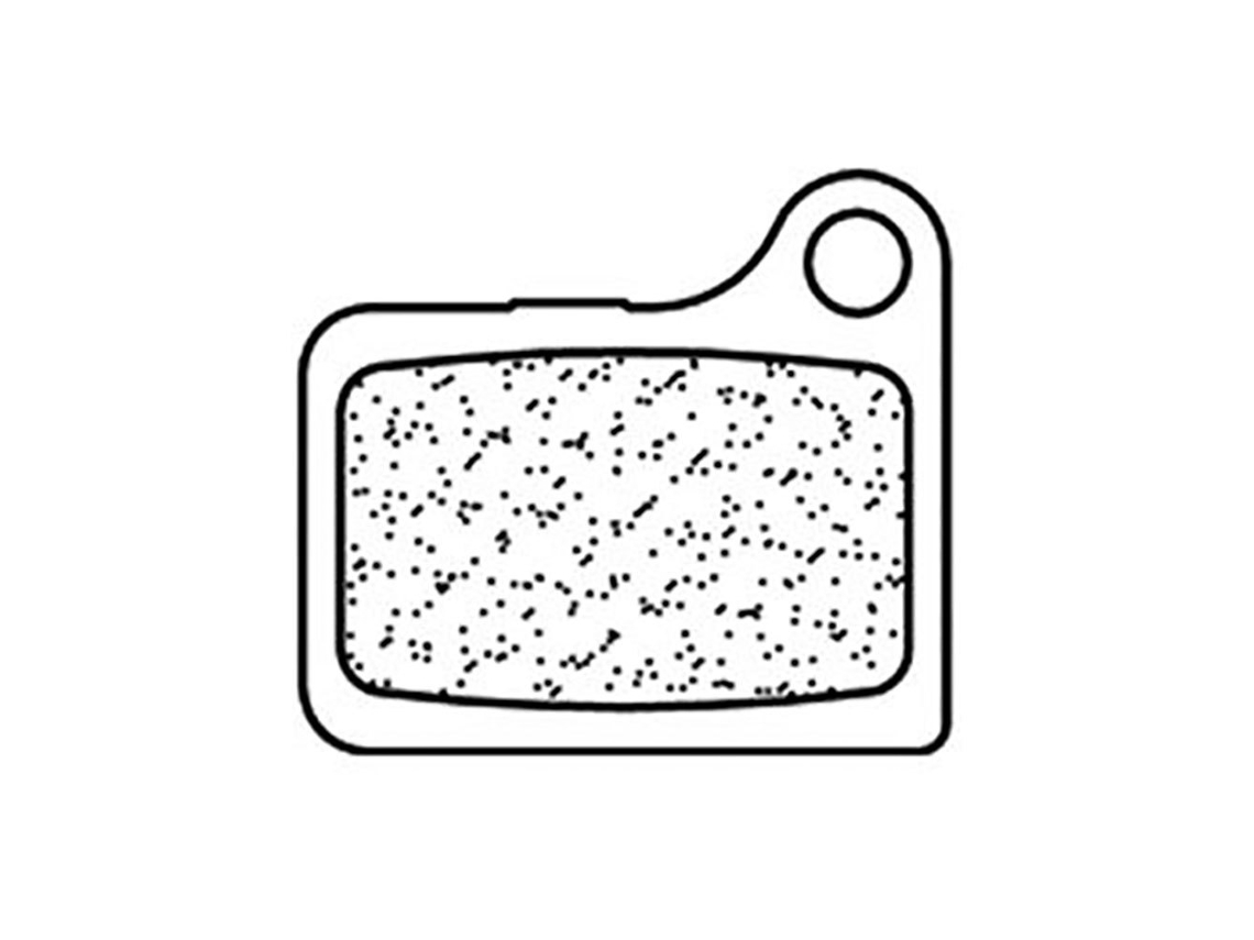 Pastilhas de Freio a Disco Sinterizadas Deore Shimano Transparentecarbone Lorraine