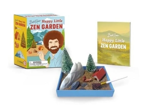 Livro Bob Ross Happy Little Zen Garden de Bob Ross (Inglês)