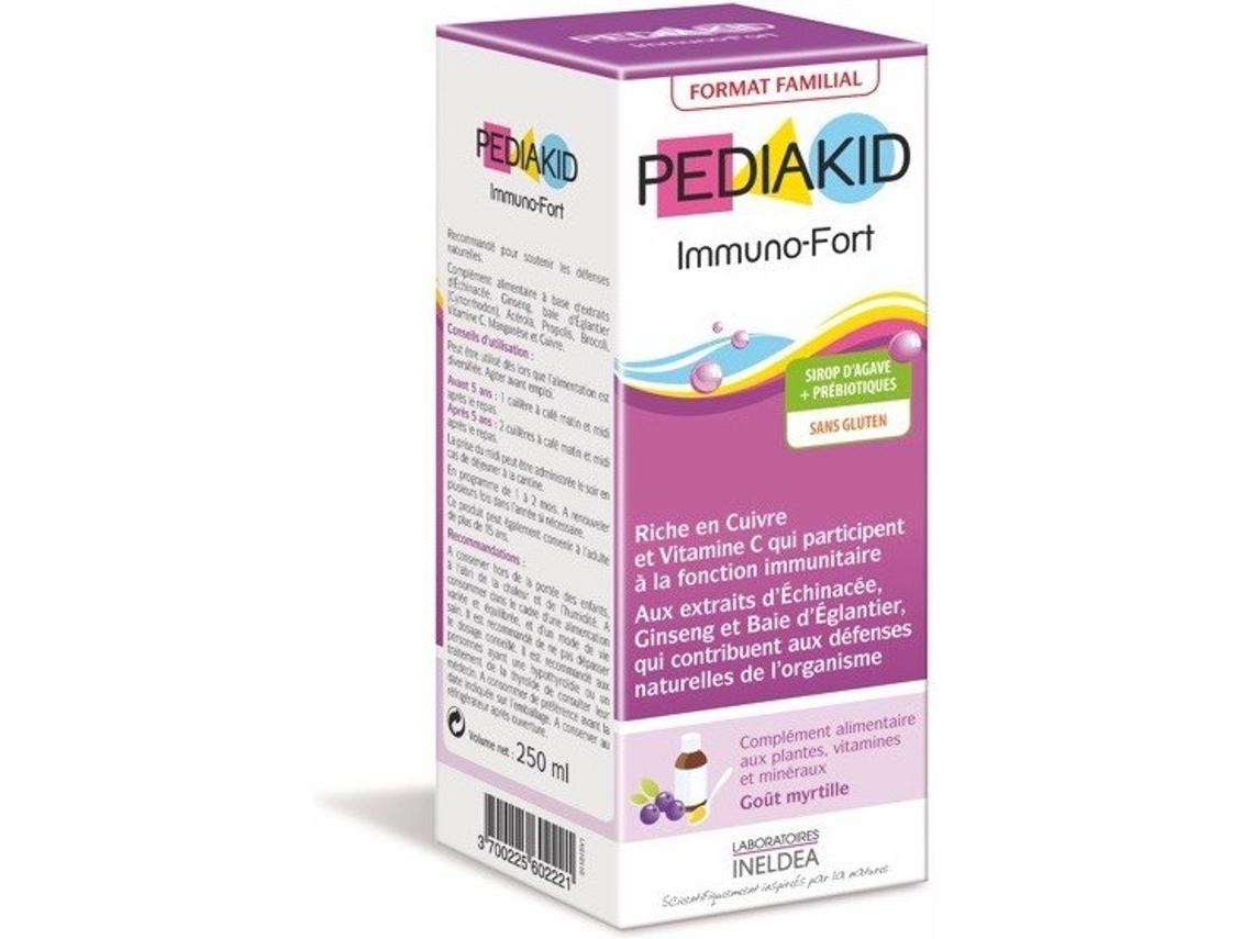 Suplemento Alimentar INELDEA Pediakid Inmuno-Fort Formato Familiar