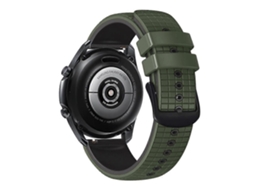 Pulseira De Silicone Bicolor Com Malha De 20 Mm