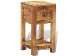 Mesa de Cabeceira Gaveta Castanho