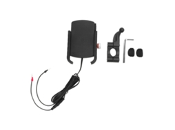 Carregador Sem Fio 2 Em 1 Para Guidão De Motocicleta, 15w, Carregamento Rápido Qc3.0, Suporte Para Celular, 12v 24v