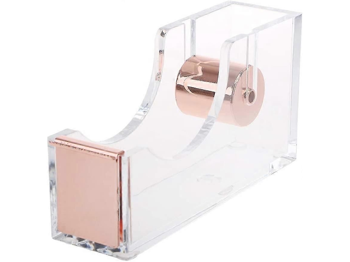 1pcs Dispensador De Fita Acrílica Transparente, Suporte Corte Do Fita, Material Escolar Escrit Ório