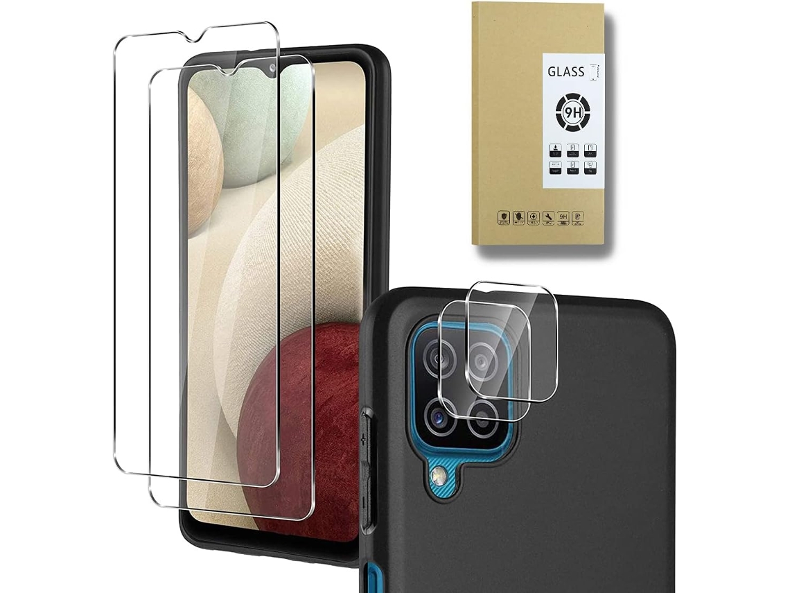 Conjunto de Protectores de Lente Traseira Arranhões Sem para Samsung HONGWE. Transparente (2un)