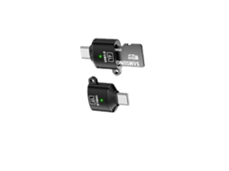 Adaptador Type-c Para Tf (2 Unidades) — Leitor Usb-c Otg Microsd, Usb2.0 480mbps, Alumínio + Pvc, Compacto Black