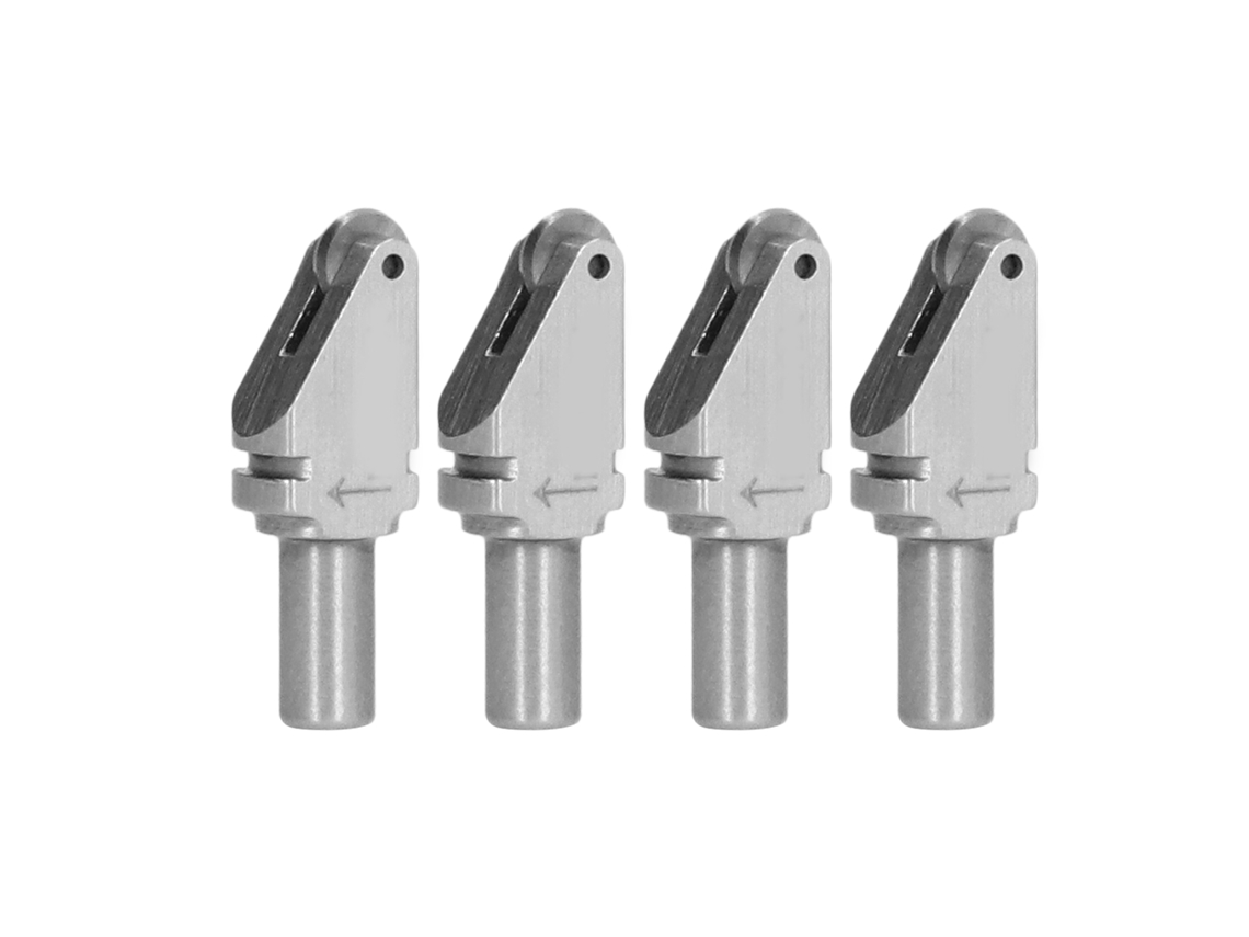 Orevant-4 Peças Cabeça De Corte De Vidro De Aço De Wolframio Triangular 155° Para Máquina De Corte Automática