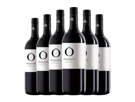 Vinho NAVARRO LÓPEZ Oromonte Tinto Tempranillo (1 L - 6 Unidades)