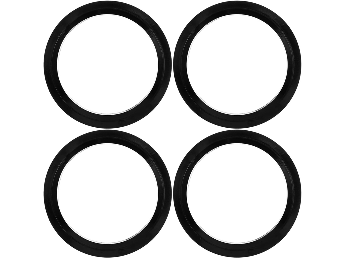4 Anéis Centradores De Cubo De Plástico Para Carro, Adaptadores De Furo 67,1-56,