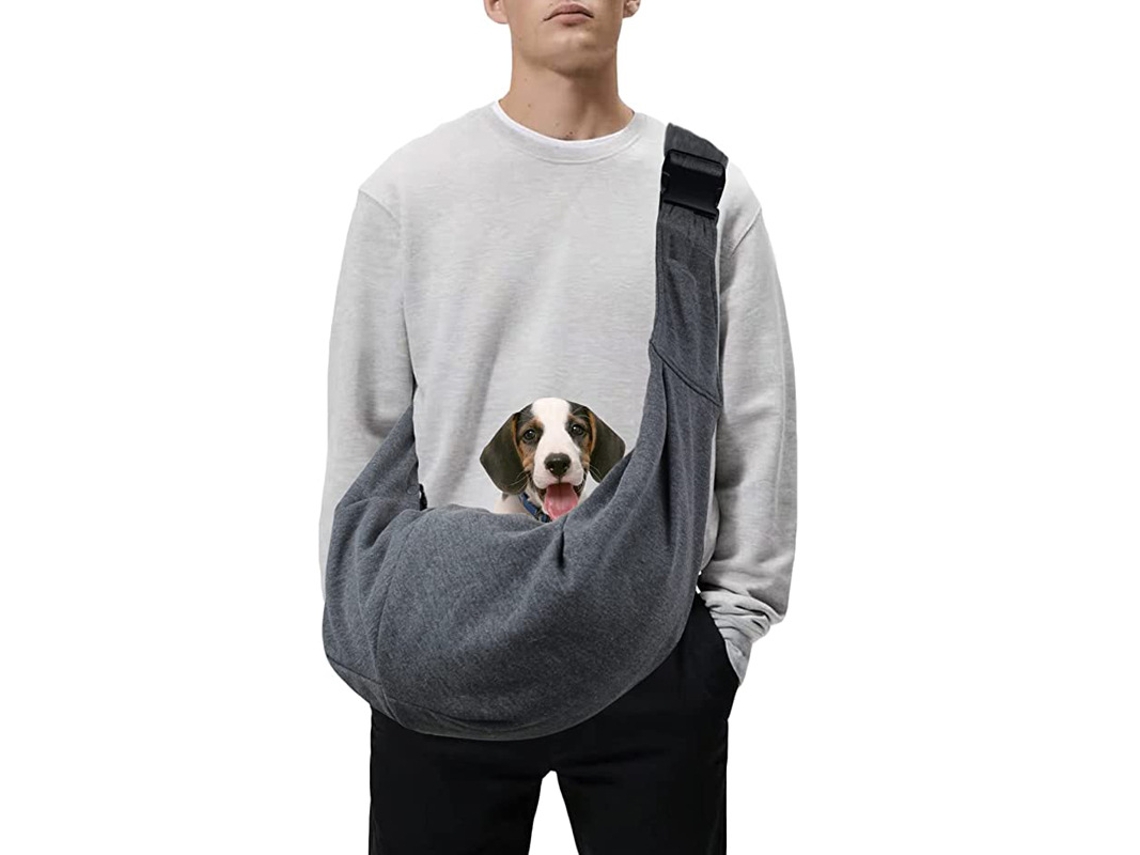 Mochila para Cães e Gatos, Dobrável, Ajustável, com Alça de Ombro e Portátil AQUAFORGE