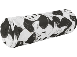 Capas de Almofada Cilíndrica Frodotgv Seamless Panda Suporte Ergonômico Fácil Limpar Ideal para Viagens, Casa