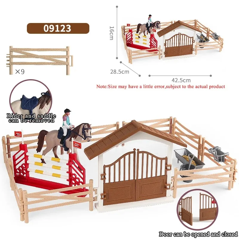 Modelo De Boneca De Cavalo De Fazenda Para Corrida, Faça Você Mesmo, Modelo De Cavaleiro/amazona Disponível.