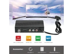 Receptor de TV digital DVB T2 1080p, decodificador com sintonizador terrestre, compatível com PVR USB e EPG de 7 dias | S/MARCA