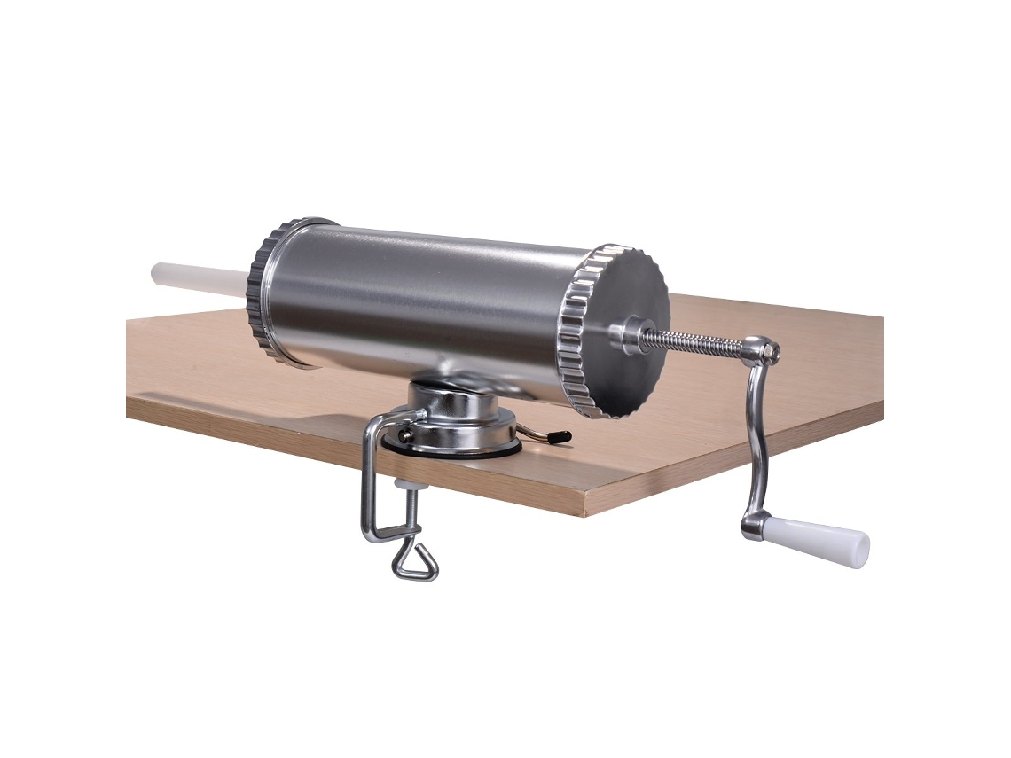 Máquina De Enchimento Linguiça, Capacidade De 2, 5 Kg, Aço Inoxidável