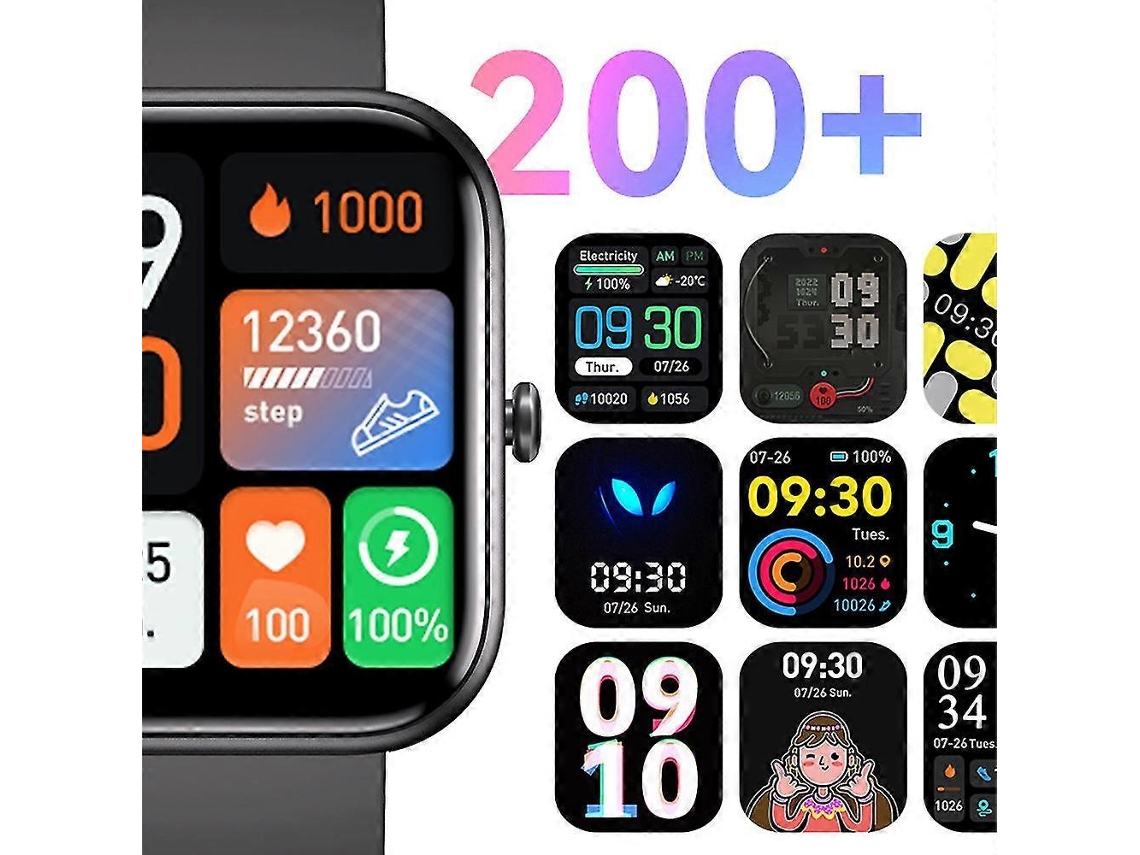 Smartwatch Esportivo Para Homens E Mulheres, Com Monitor De Atividade Física, Pressão Arterial E Frequência Cardíaca. Ly Ebike