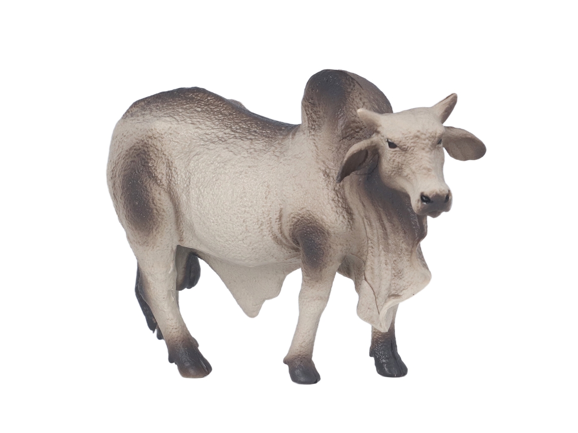 Ats figura de Touro de Plástico Modelo Realista Miniatura de Gado para Crianças Garotas Fazenda