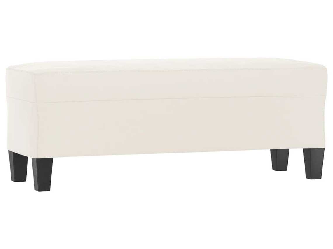Bench, Benches Vidaxl Bege Microfibra (100 X 35 X 41 Cm)