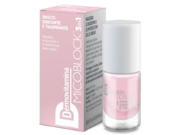 Dermovitamina Micoblock 3 Em 1 Esmalte Hidratante E Transpirável Rosa Claro 5 Ml Dermovitamina