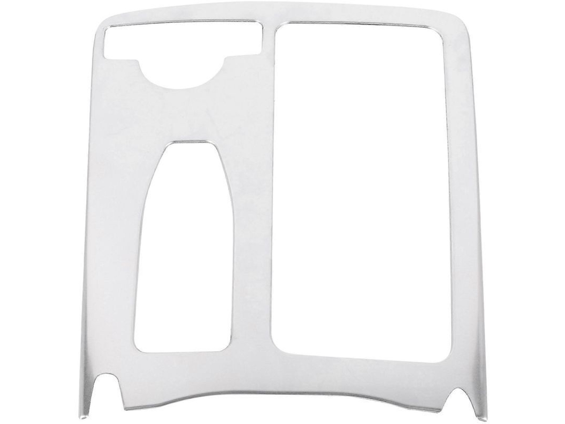 Adorno De Acero Inoxidable Para Portavasos Compatible Con Mercedes Benz Clase C W204 C200 C180 2009-2014 Lhd Plata