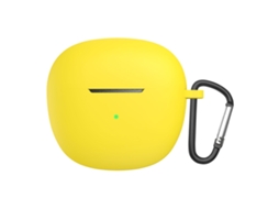Capa Protetora Halinuia Silicone Líquido Integrado Com Gancho Modelo Ht03 (compatível Qcy Ht03, Silicone Macio Portátil)