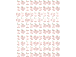 100 Clipes de Papel Dobráveis para Prova Ferrugem Evitar Engarrafamentos, Clipes Decorativos em Formato de Fruta de Papel